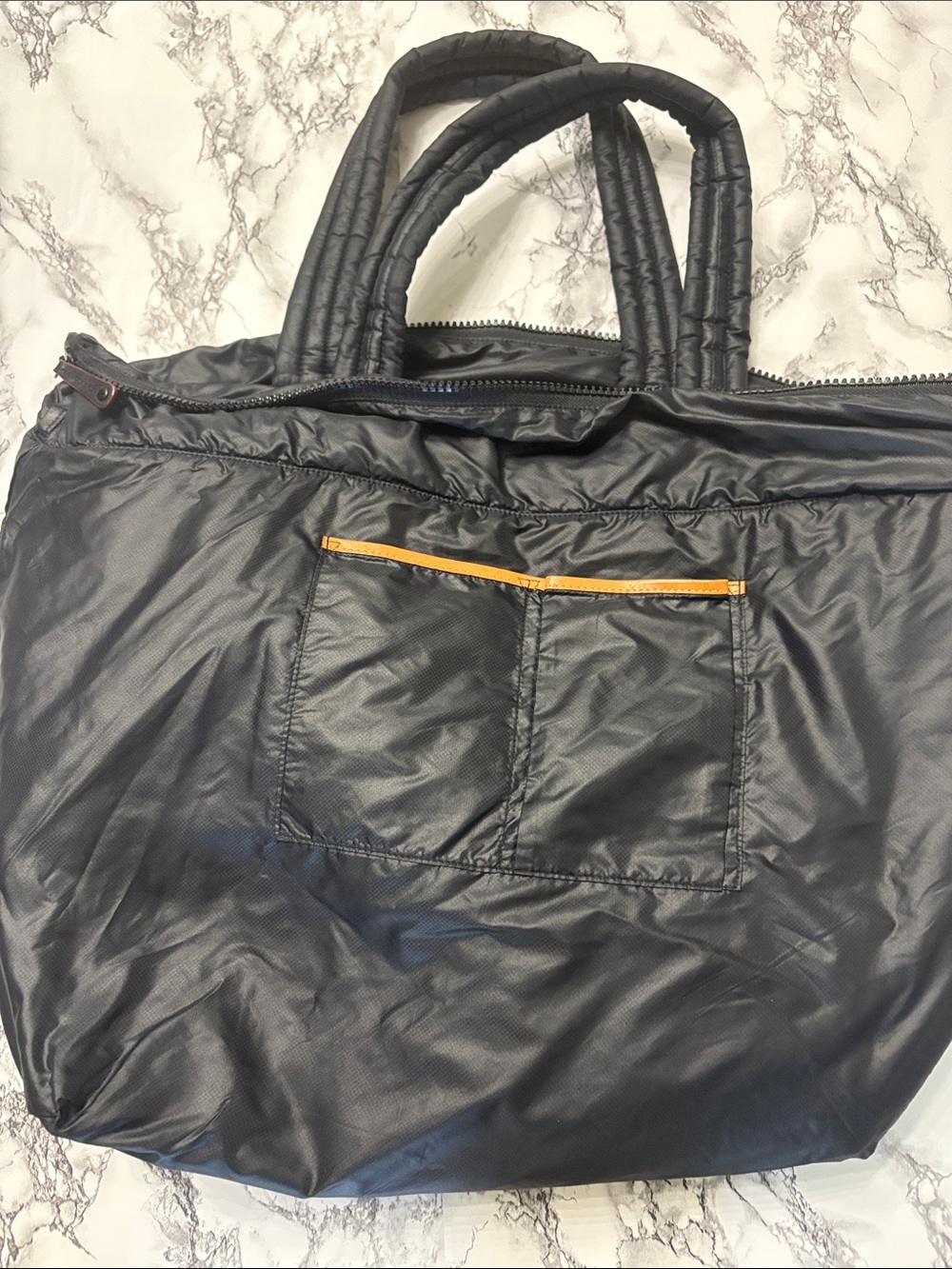 MZ Wallace Metro Deluxe Large Quilted Nylon Tote Weekender Bag - Picture 8 of 13